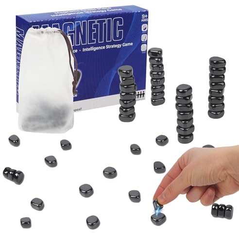 Juego de ajedrez magnético portátil de 40 Piezas, Ideal para reuniones Familiares, campamentos y cumpleaños