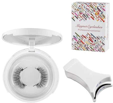 Magnetic Eyelash Kit with Applicator - Magnetic Lashes Without Glue for a Natural Look - Lashes for Women