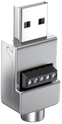 VOQGHTU USB2.0-Schnellanschluss, lötfreier Adapter, kurzes Kabel. Männliche Anschlüsse. Terminals Adapter Tastatur Maus Reparatur
