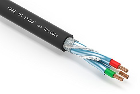 Ricable Custom H6P/10-10 mt Cavo di Alimentazione Hi-Fi 2x schermato 3 x 6 mmq