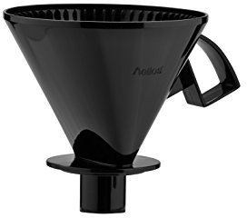 Helios Kunststoff Kaffee Filter, Schwarz