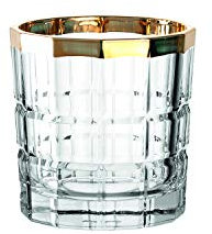 LEONARDO - Trinkglas - Spiritii - Kristallglas/Goldrand - (B/H/T): 80/84/80mm - 1 Stück