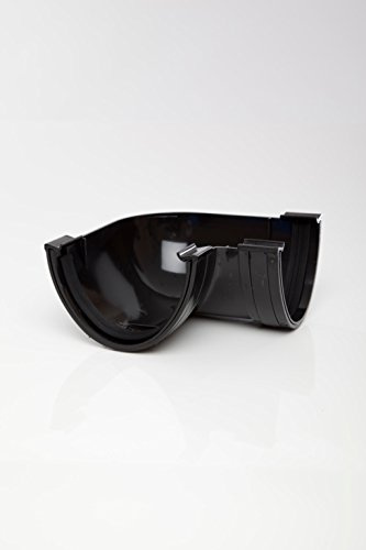 Polyflow Gutter Angle (90 Deg Black)