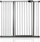 Safetots Extra Tall Metal Safety Gate Pressure Fit, 113.8cm - 121.4cm, Slate Grey, 104cm in Height, Extra Tall Stair Gate, Tall Baby Gate, Easy Installation
