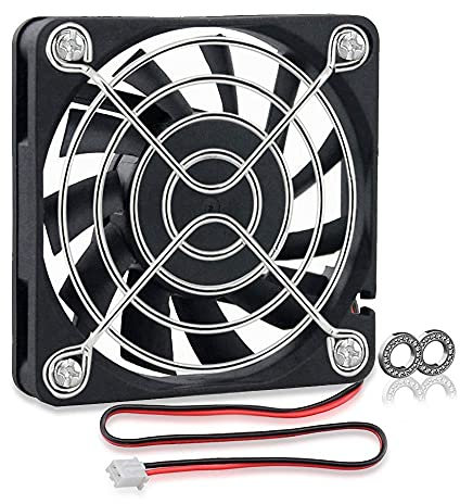 GDSTIME 60mm PC Fan 60mm x 10mm 5V Computer Fan Dual Ball Bearing DC Brushless Cooling 3500 RPM High Speed Case Cooler For DIY Cooling Ventilation Replacement
