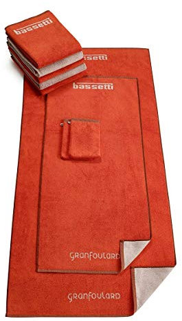 Bassetti Gant de Toilette Coton Orange 16 x 22 cm