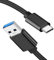 Kurzes USB A zu USB C Kabel [15cm, 2Stück], Hochgeschwindigkeits 10Gbps USB 3.1 Gen 2 Datenübertragungskabel, 3A Schnellladekabel Typ C für iPhone 16, Samsung Galaxy S22/S21/S20, Sandisk Externe SSD
