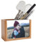 Porte Stylo personnalisé Porte Crayon Photo Organisateur pour Bureau Cadre Photo en Bois Stylo Porte Crayon Pot à Crayons Organisateur de Maquillage Fournitures de Bureau multifonctionnelles
