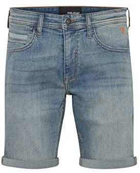Blend 20715430 Herren Jeans Shorts Kurze Denim Shorts Multiflex mit Stretch Twister Fit Slim/Regular Fit, Größe:2XL, Farbe:Denim Vintage Blue (200293)
