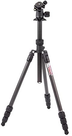 3 Legged Thing Punks Billy 2.0 Carbon Fibre Travel-Friendly Tripod - Compact & Adjustable Camera Tripod with Three Detachable Legs (BILLYDARK2.0)