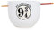 Harry Potter Platform 9 3/4 - Set di stoviglie in ceramica giapponese, include ciotola per ramen e bacchette in legno da 590 ml