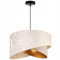 Light-Home Milan Tulipas Lampara de Techo Colgante Industrial - Lampara de Techo Modernas para Salón Dormitorio y Cocina - Metal - Monserta Beige - Negro