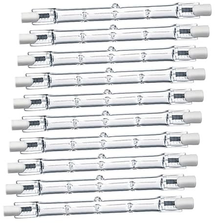 Amslight Set 10x Halogenstab Halogenstäbe R7s 118mm 500W
