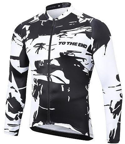 UGLY FROG Radtrikot für Herren, Fahrradtrikot Langarm, Radfahren Shirt, Radsport Trikot MTB Jersey Mountainbike Fahrrad-Bekleidung M