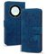 Rosbtib Funda para Honor Magic5 Lite 5G - Flip Cover PU Cuero Magnética con Función de Soporte y Billetera - Carcasa Libro para Honor Magic 5 Lite 5G - Gatito Azul