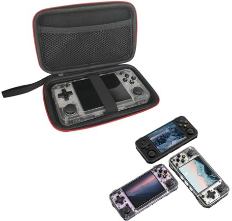 Baomaeyea Étui rigide en EVA pour console de jeu portable RG35XX H, étui de transport compatible avec console de jeu portable RG35XX H, sac de rangement de voyage étanche multifonction (RG35x H