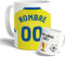 DEREGALOOS Taza Personalizada con nombre de Fútbol Cádiz. Tazas de Desayuno personalizada. Regalo Original para Aficionados del Futbol. Regalos Mundial Cádiz. Pulsera de regalo