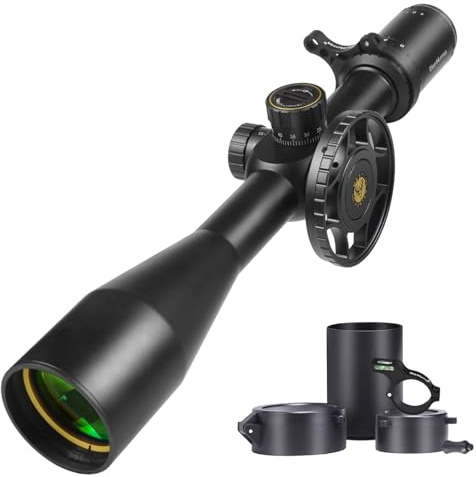 WestHunter Optics HD 6-24x50 FFP Mira Telescópica de Precisión, Primer Plano Focal, Tubo de 30mm, Amplio Campo de Visión, Ajuste 1/10 MIL - Indicada Únicamente para Actividades Deportivas