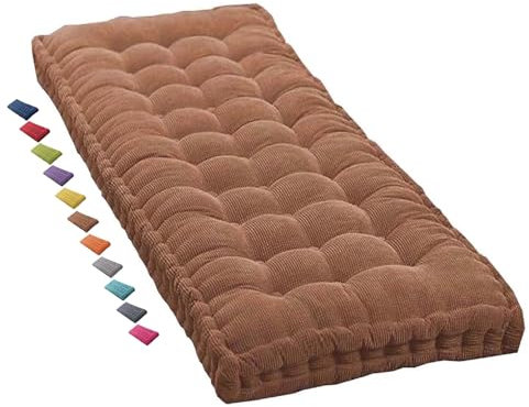 Sitzkissen Bank 150x40 100x40 80x40 160x40 120x40 200x40 Bankkissen, Gartenbank Kissen Bankauflage, Stuhlkissen 40x40 45x45 50x50, Sitzauflage Sitzpolster Bank für Innen outdoor, Fenster(Coffee 1N,190