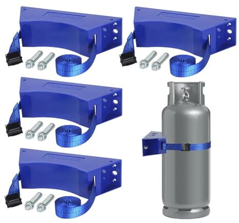 JUJNE Lot de 4 porte-bouteilles de propane 4-12 pour différentes bouteilles B
