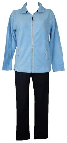 Campagnolo Tuta donna DYNAMIC F.LLI invernale pile giacca aperta davanti con zip articolo 8Z76476, 400Z Persia - navy, L