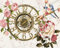 Cooiiye Uhr Blumenvogel Malen Nach Zahlen Erwachsene DIY Rahmenlos Handgemalt Ölgemälde Leinwand Kits mit Pinsels und Acrylfarbe Pigment Paint by Numbers für Home Wand Decor Geschenk 30x40cm