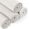 CutitiUU 4 PCS 50cm Baumwolle Leinen Stickerei,Naturleinengewebe,Embroidery Fabric Stoff zum Sticken Handarbeiten Stoff Baumwolle Leinen,für die Herstellung von Kleidungsstücken Basteln (Weiß)