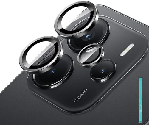 Locofun Protection Objectif Caméra pour Xiaomi Redmi Note 14 4G, Dureté 9H Caméra Arrière Protecteur, [Anti Rayures] Ultra Résistant Film Camera Verre Trempé