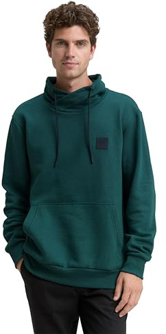 Tom Tailor Herren 1047805 Snood Sweatshirt in Melange-Optik