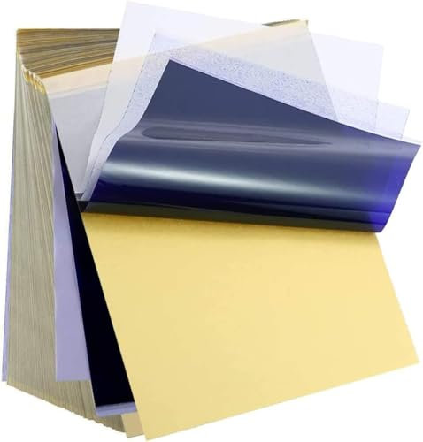 Unihuby 40pcs Stencil Papier Tattoo Zubehör Tattoos Papier A4 Tattoso Transferpapier Papper 4 laryer Tattoo Stencil Drucker Paper