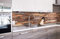 Dimex Küchenrückwand Folie selbstklebend HOLZWAND | Klebefolie - Dekofolie - Spritzschutz für Küche | Premium QUALITÄT - Made in EU | 260 cm x 60 cm