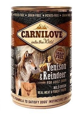 Carnilove – Dosen mit Essen Naß Hirsch und Rentier