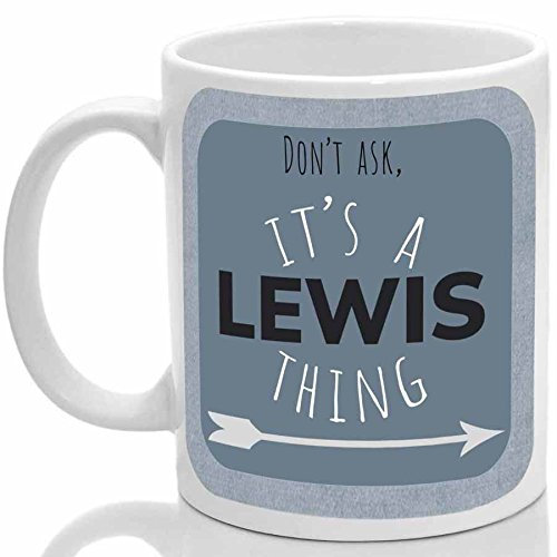 Lewis' Mug, It's a Lewis Thing, (Blue)