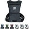 FITLY Sac De Course Minimaliste | Sac à Dos de Running Porte téléphone, Rangement, Ceinture Thoracique | Transport d'objets personnels | Matériel de Running Unisexe | Sac de Running léger