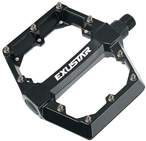 EXUSTAR Unisex-Youth Pedal ZYKLUS Alles Flat SCHWARZ