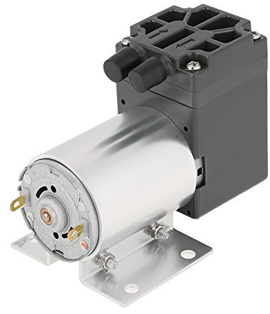 Pompa a vuoto di pressione negativa di CC 12V 5L / min 120kpa mini pompa a vuoto di pressione con la pompa elettrica del compressore d'aria del supporto