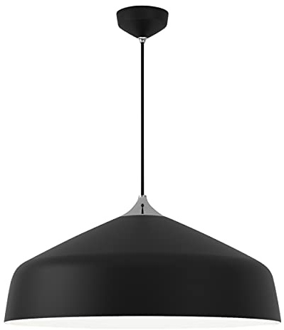 Astro Ginestra 500, Dimmable Indoor Pendant (Matt Black) E27/ES - Smart Bulb Compatible, Designed in Britain - 1361014 - 3 Years Guarantee