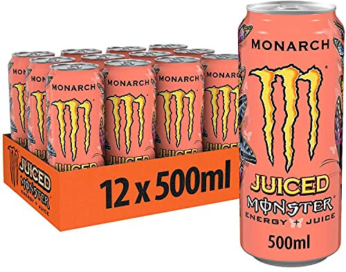 Monster Energy Monarch Lot de 12 boîtes de 500 ml
