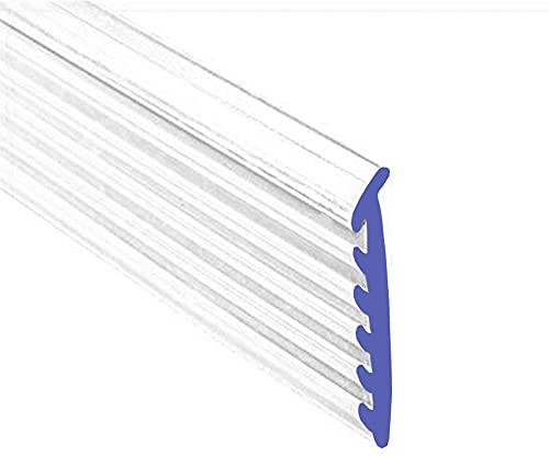 Soft Flexible Rubber Shower Seal | for Bi Folding Doors & Shower Screens | Fits Into Channel | BIF077 (2 Metres)