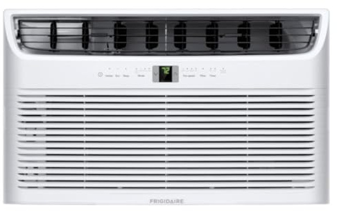 Frigidaire 12000 BTU Cooling Built-In Room Wall Air Conditioner with Air Ionizer, Washable Filter, and Remote Control (White)