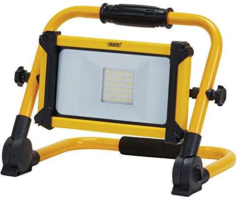 Draper 03182 230V Rechargeable Folding Site Light, 10W, 1100 Lumens