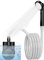 ANNGROWY Portable Camping Shower, Rechargeable Outdoor Shower with Storage Bag, 2m Hose, Electric Handheld Shower by Battery for Camping, Car, Pet, Beach, Garden, Black