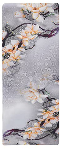 FANSU Tragbare Reise-Yogamatte 1,5mm Dick Faltbare Gymnastikmatte, Weich Leicht Übungen Trainingsmatte für Yoga, Pilates, Bikram, Stretching, Training und Bewegung (183x68cm,Magnolie)