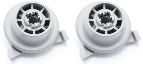2 pièces roue panier inférieur - avant compatible pour lave-vaisselle Bosch Siemens Neff 10014039
