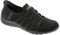 Skechers Damen Breathe Easy-Roll with Me Sneaker, Schwarz, 38 EU Weit