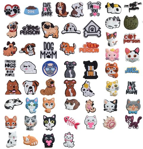 PLATEYTR 56 Stück Schuhdeko, Schuh Charms, Schuh Dekoration Cartoon, Schuh DIY Dekorationen für Schuh/Armband/Halskette Dekoration, Kunststoff