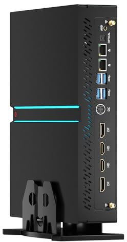 Mavsloly Mini Gaming PC, Core i9-14900F 24 Cores with RTX4060 Desktop Computer, 64G DDR5 RAM 1T PCIE 4.0 SSD, WiFi 6E, BT5.3, 2* HDMI/ 2* DP, 8K, Four Display, Optical, Dual LAN, Windows 11 Pro