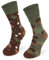 SKIETY - Socken für Jäger - Herren Baumwolle - Lustiges Geschenk, Geburtstagsgeschenk für Ihn - Bunte Socken - Größe 43-46 - Mit Motiv Wildschwein