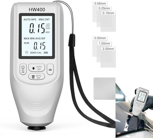 Vriusi Lackdickenmessgerät Lackdickenmesser Lackdickenmesser | Automatische Beschichtungsmessgeräte - Lackdickenprüfer Auto Lackdickenmesser