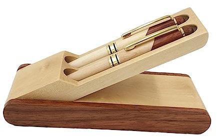 Tofficu Tintenstift Holzstift Mit Füllfederhalter Und Kugelschreiber Für Büromaterial Set in Box Für Office School Stationery Supplies